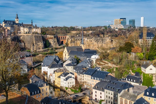 Luxembourg City skyline — home of the CSSF and Europe's most important investment fund and financial services jurisdiction