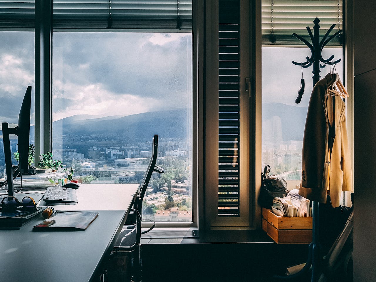 Office window city view — Slovakia crypto license EU passporting advantages
